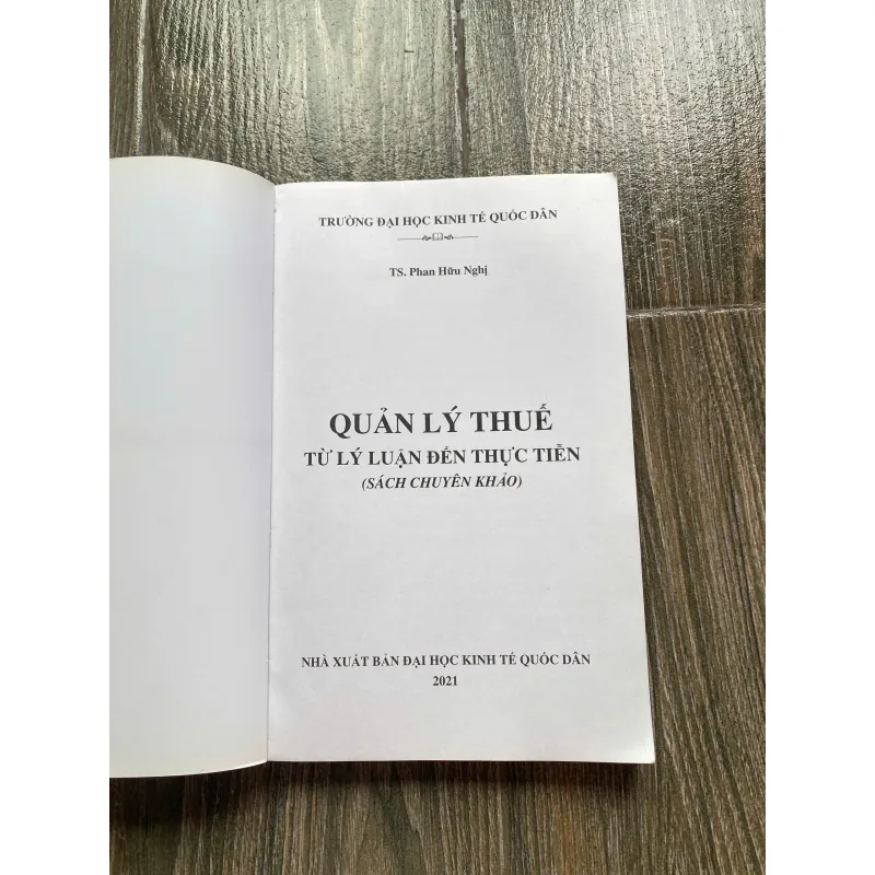 QUẢN LÝ THUẾ TỪ LÝ LUẬN ĐẾN THỰC TIỄN *** GIÁO TRÌNH KTQD 579670