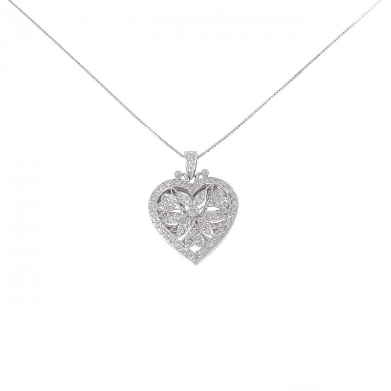 Dây chuyền kim cương 750WG/K18WG 0.35CT - Hàng hiệu Authentic 861517