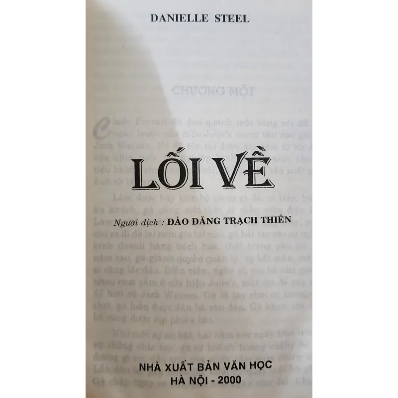 Tiểu thuyết LỐI VỀ - Danielle Steel 712571