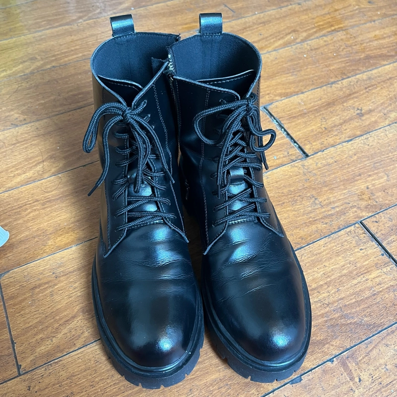 Bốt nam đen sz 41 mới 95% 466717