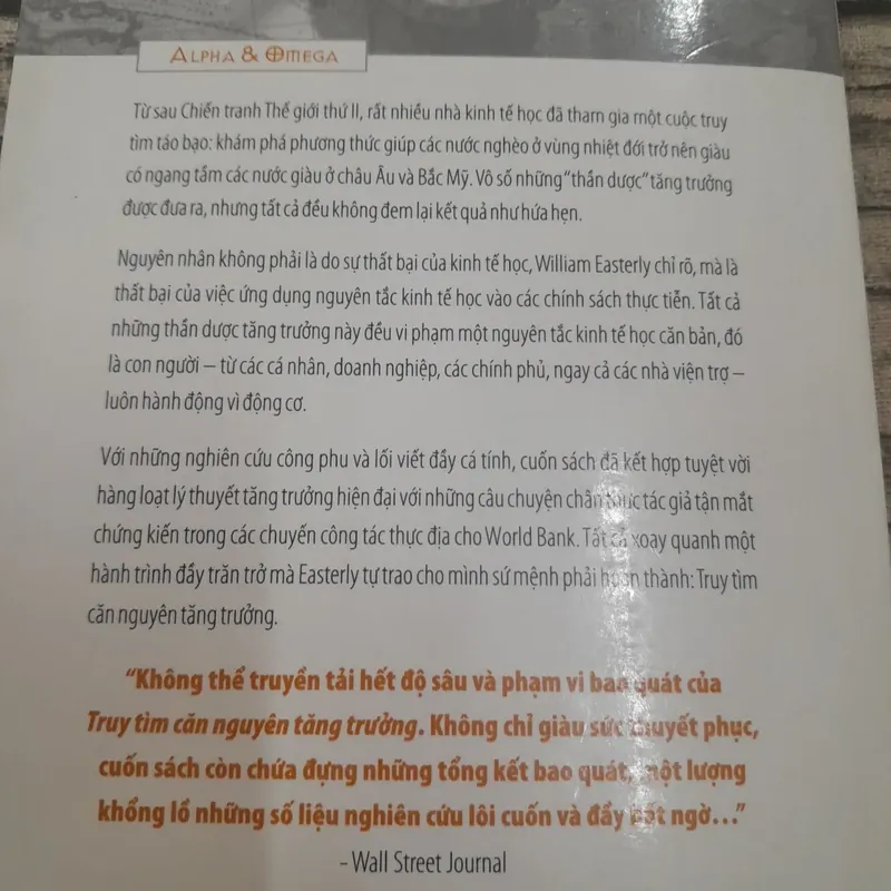 William Easterly-Truy tìm căn nguyên tăng trưởng.  720224