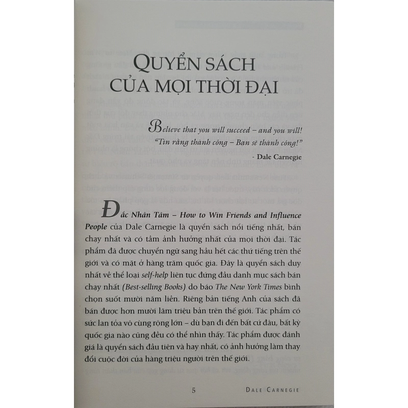 Đắc nhân tâm - Dale Carnegie (sách mới 100%) 496413