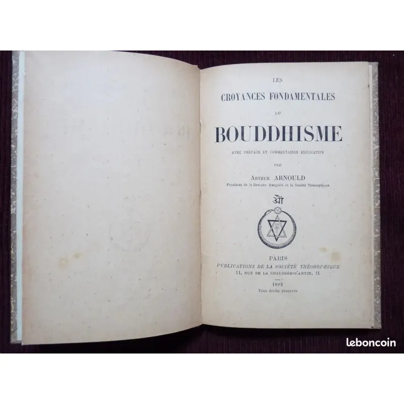 Sách cổ Những niềm tin căn bản Phật Giáo _ 131_ Les Croyances Fondamentales du Bouddhisme  797852