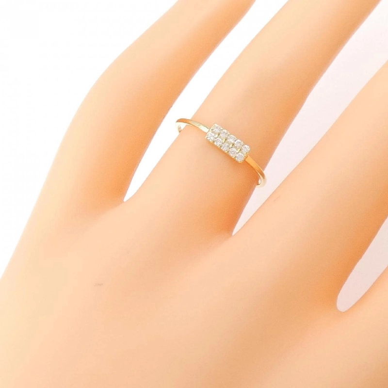 Nhẫn kim cương K18YG 0.1CT - Hàng hiệu chính hãng 856726