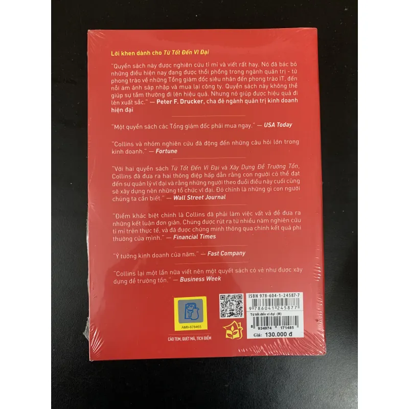 Từ tốt đến vĩ đại - Jim Collins - Trần Thị Ngân Tuyến dịch  960443