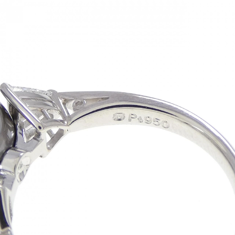 Nhẫn ngọc trai đen Mikimoto 10.4mm - Hàng hiệu Authentic 838875