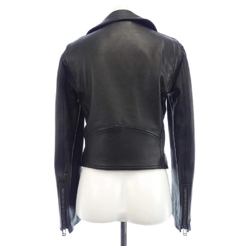 FENDI FPJ706 NBA Áo khoác da biker - Hàng hiệu Authentic 821671