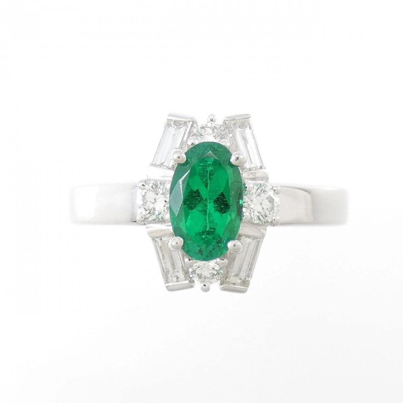Nhẫn Emerald PT900 0.55CT - Hàng hiệu Chính hãng 855058