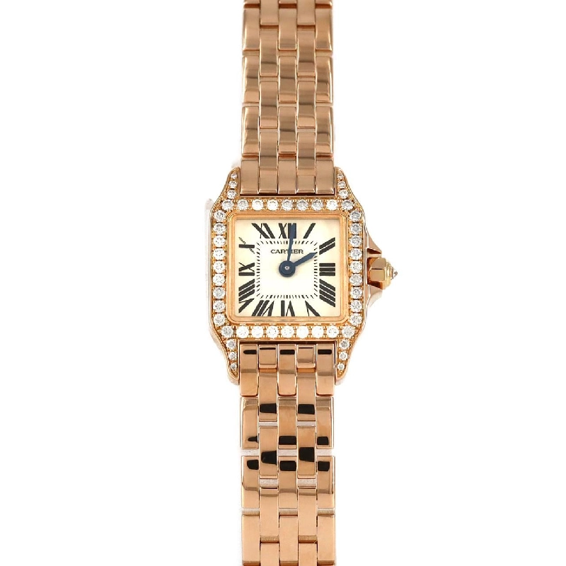 Cartier Mini Santos de Mademoiselle PG/D WF9011Z8 PG･RG Quartz - Hàng hiệu Authentic 875167