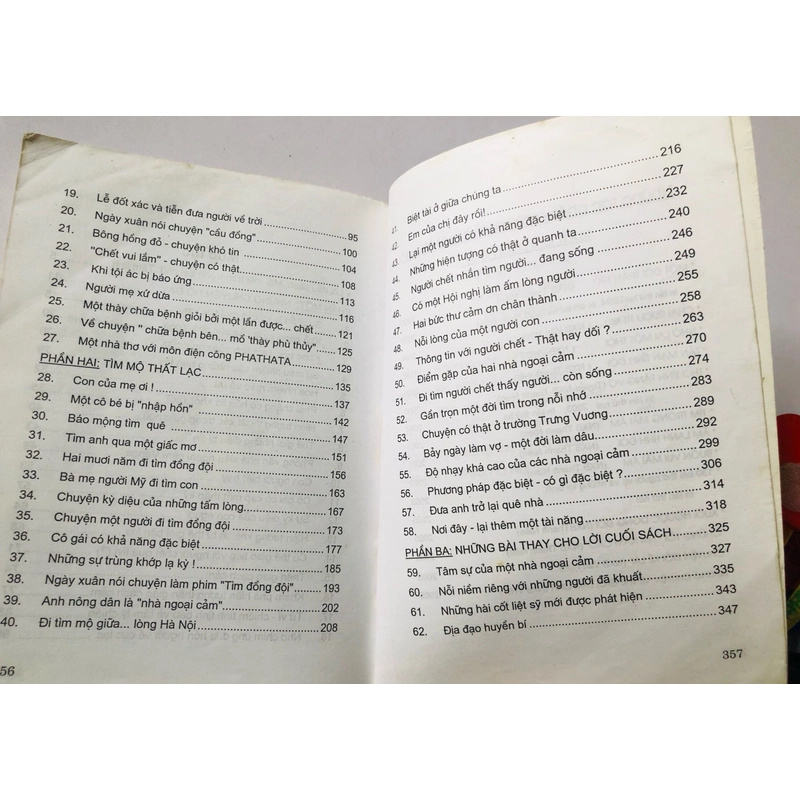 NHỮNG CHUYỆN VỀ THẾ GIỚI TÂM LINH  - 358 trang, nxb: 2006 337314