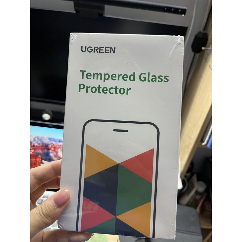 Bộ 3 miếng dán cường lực cho iphone 12- Ugreen chính hãng - mới nguyên seal 459678