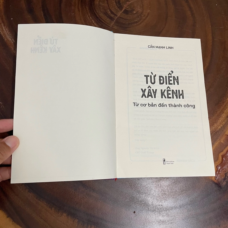 II Tựa sách: Từ Điển Xây Kênh Từ Cơ Bản Đến Thành Công - Cấn Mạnh Linh - 2022 444140