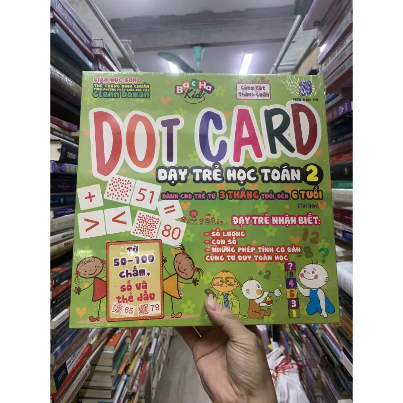 Dot card dạy trẻ học toán 2. Dành cho trẻ từ 3 tháng đến 6 tuổi.  990570