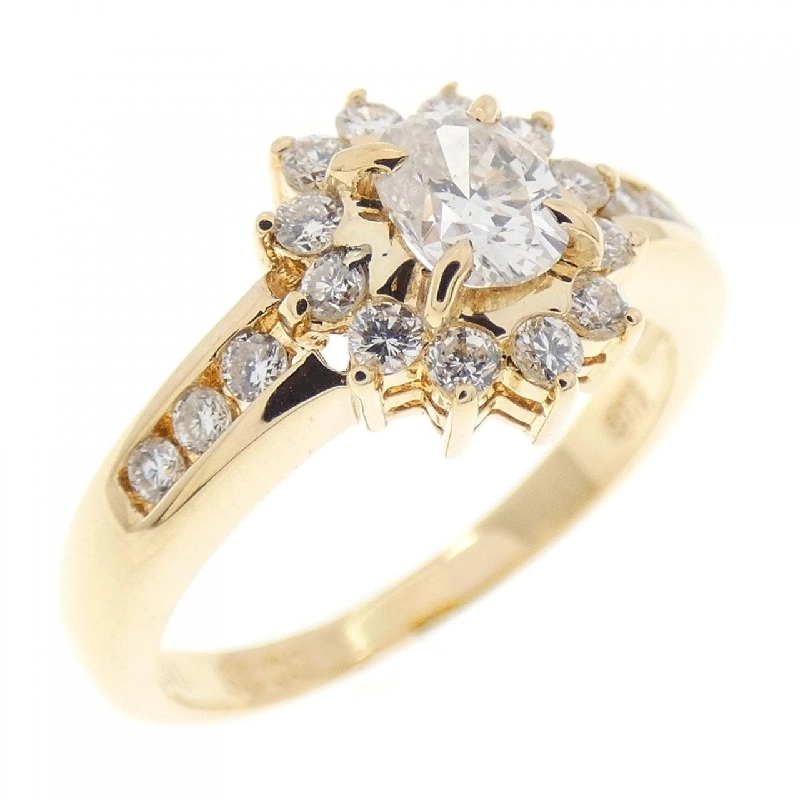 Nhẫn kim cương K18YG 0.28CT 670458