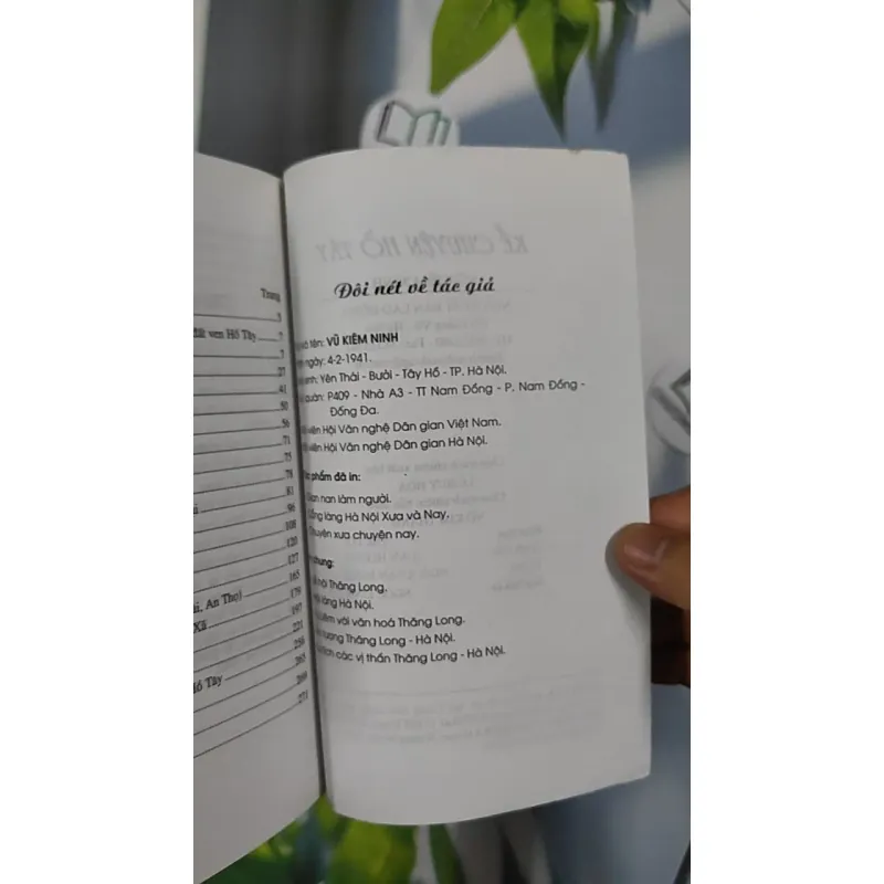 Kể Chuyện Hồ Tây - Vũ Kiêm Ninh 798491