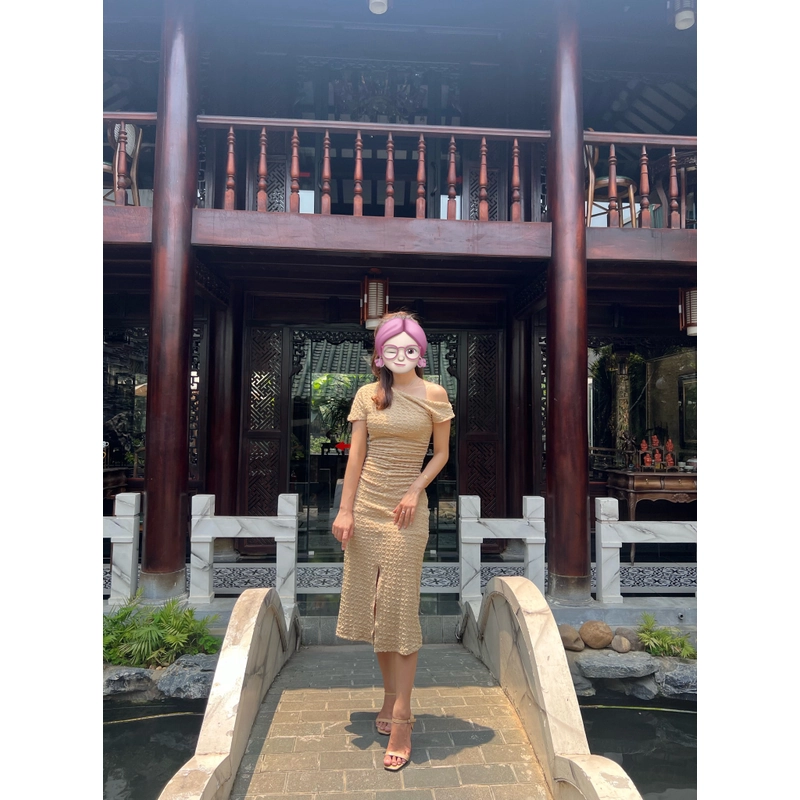 Váy body nhún eo size M 443043