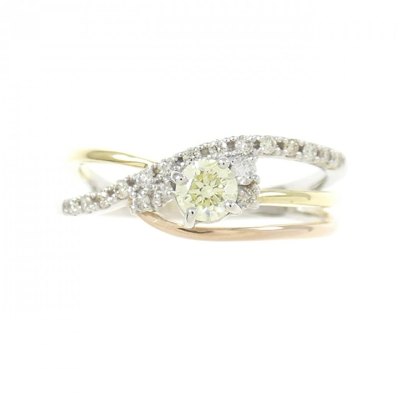 【Sản phẩm mới】Nhẫn kim cương PT/K18/K18PG 0.30CT 673408