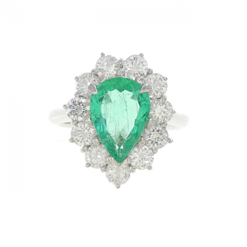 Nhẫn Emerald PT900 1.23CT - Hàng hiệu Chính hãng 855224