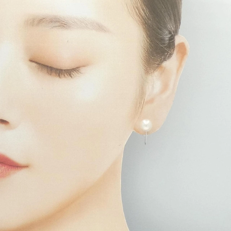 Bông tai ngọc trai Akoya Mikimoto 8.1mm - Hàng hiệu Chính hãng 844873