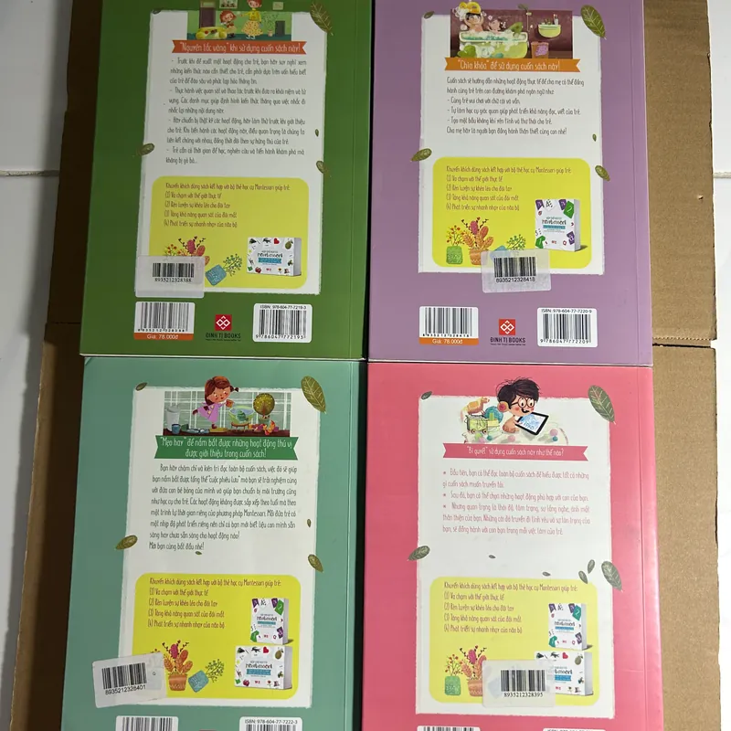 100 hoạt động Montessori bộ 4 quyển 573695