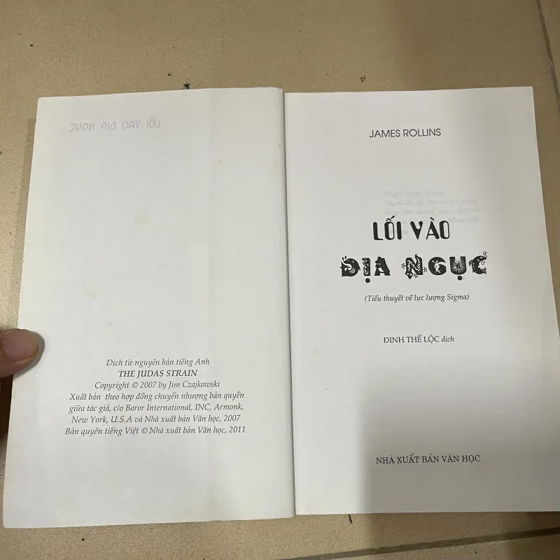 Lối vào địa ngục - James Rollins 746449