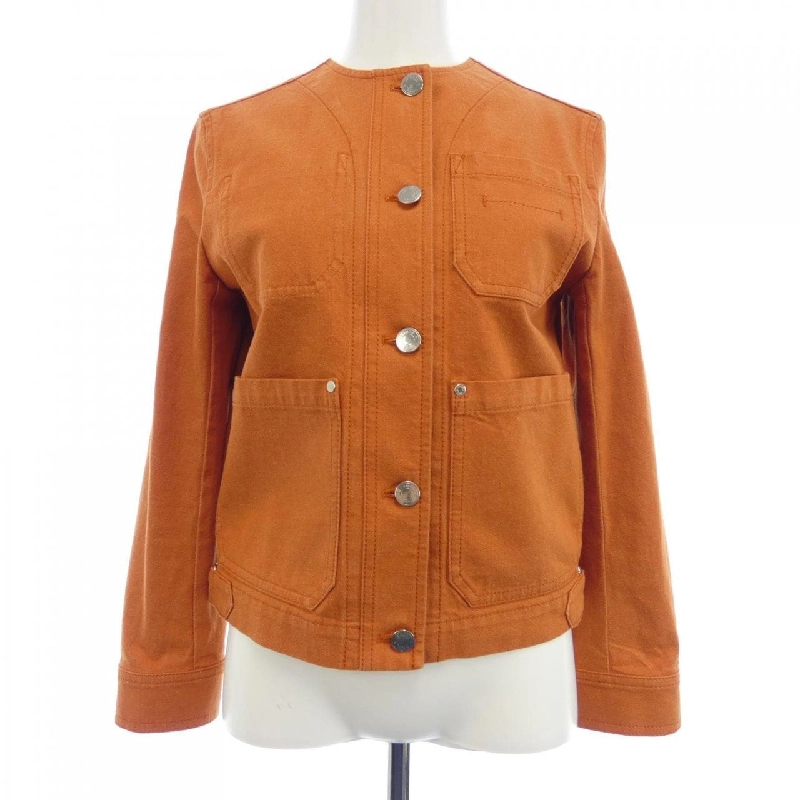 HERMES Elmes Crude Cell 2E0251DQ Áo khoác denim - Hàng hiệu Authentic 821661