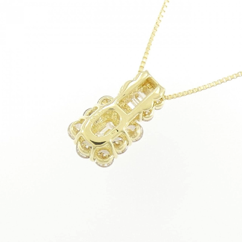 Dây chuyền kim cương K18YG 0.65CT - Hàng hiệu chính hãng 861428