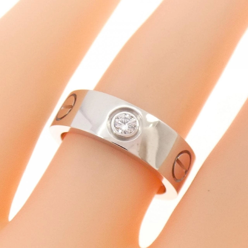 Nhẫn Cartier Love Half Diamond - Hàng hiệu Authentic 834926