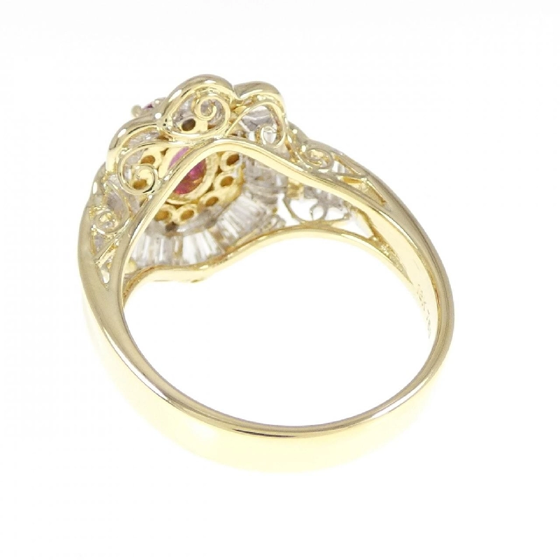 Nhẫn ruby 750YG/750WG 0.79CT 670649