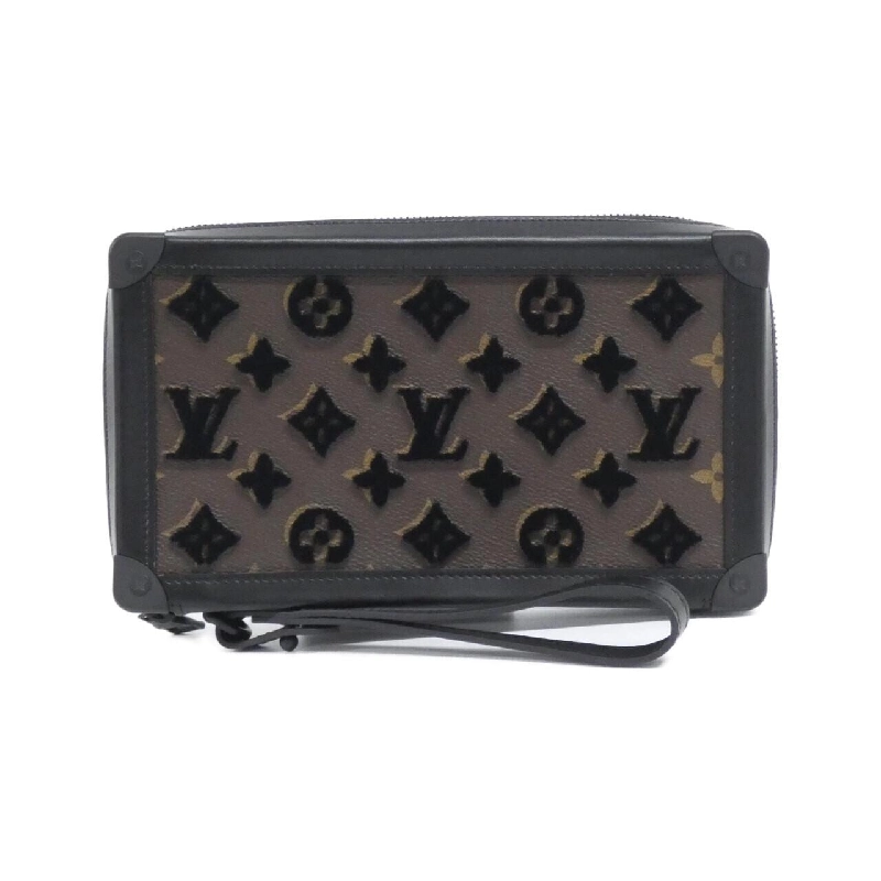 Túi xách Louis Vuitton Monogram Taffeta Soft Trunk Clutch M45061 614255