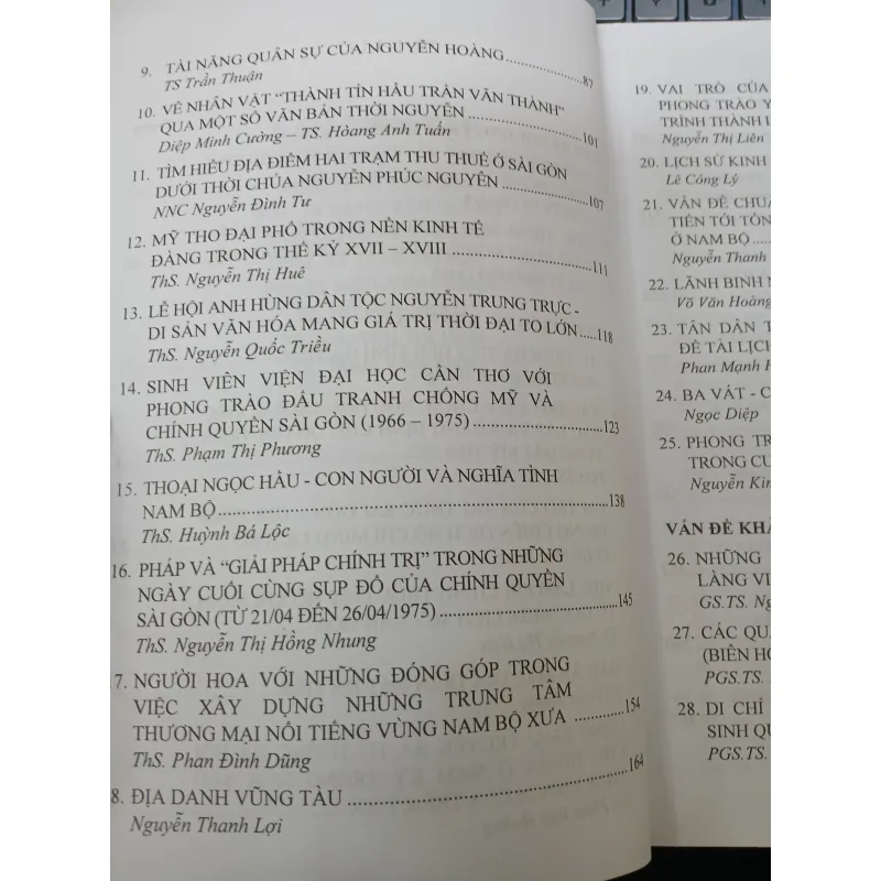 NAM BỘ ĐẤT & NGƯỜI TẬP VIII - Võ Văn Sen chủ biên 933326