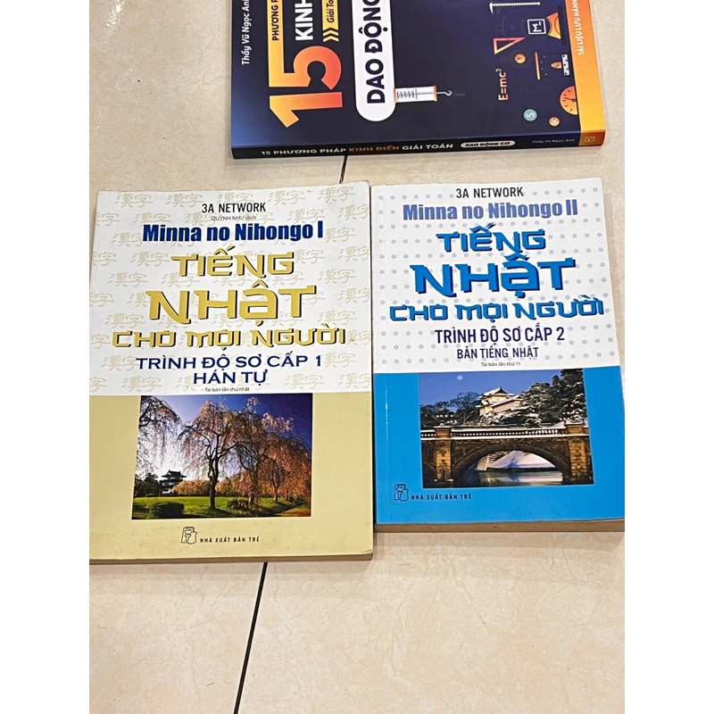 Combo sách tiếng nhật sơ cấp 1 và 2  398793