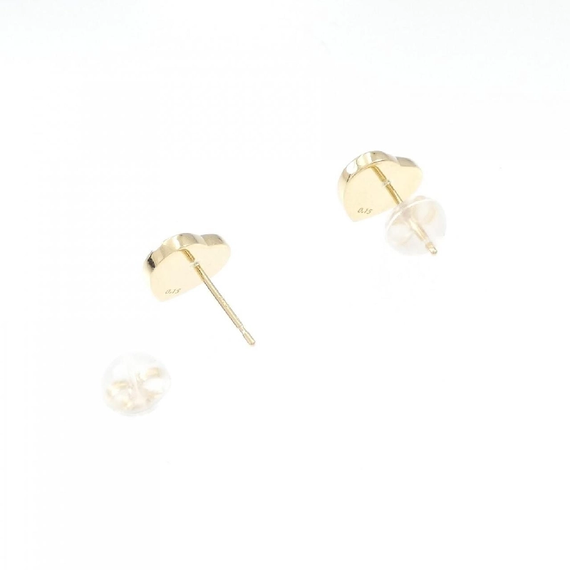 K18YG Bông tai kim cương hình trái tim 0.30CT - Hàng hiệu Chính hãng 872021