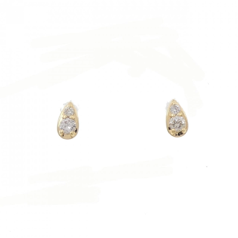 Bông tai kim cương K18YG 0.10CT - Hàng hiệu Chính hãng 876005