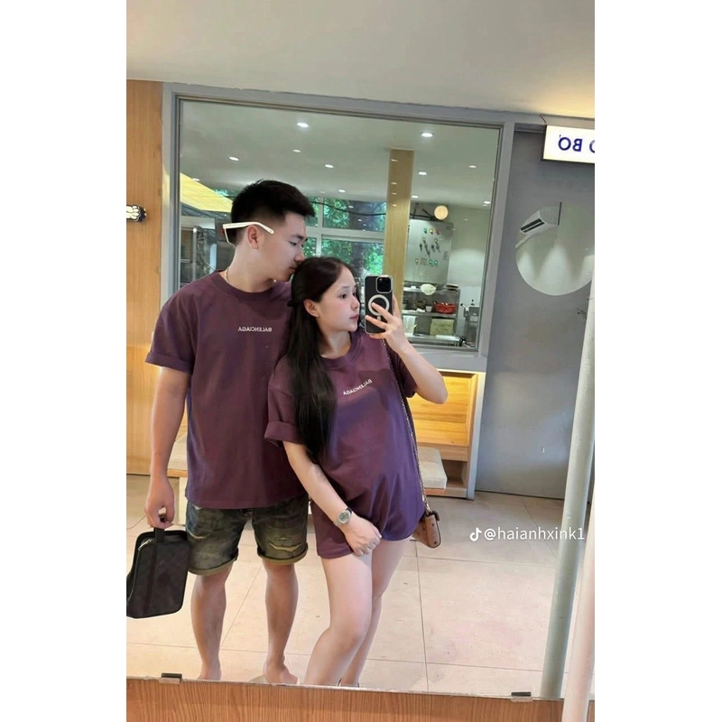 Áo Phông Balan In 2 Mặt Chất Cotton Co Dãn 2 Chiều-Áo Phông Đôi Nam Nữ 478877