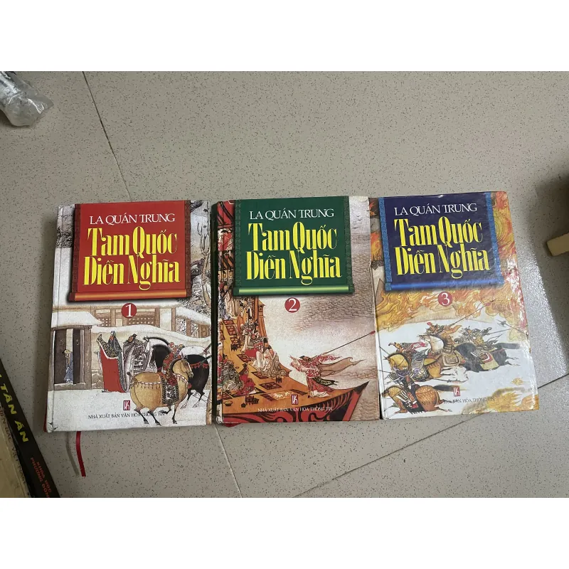 TAM QUỐC DIỄN NGHĨA - BẢN CŨ 2002 - TRỌN BỘ 3 TẬP 790964