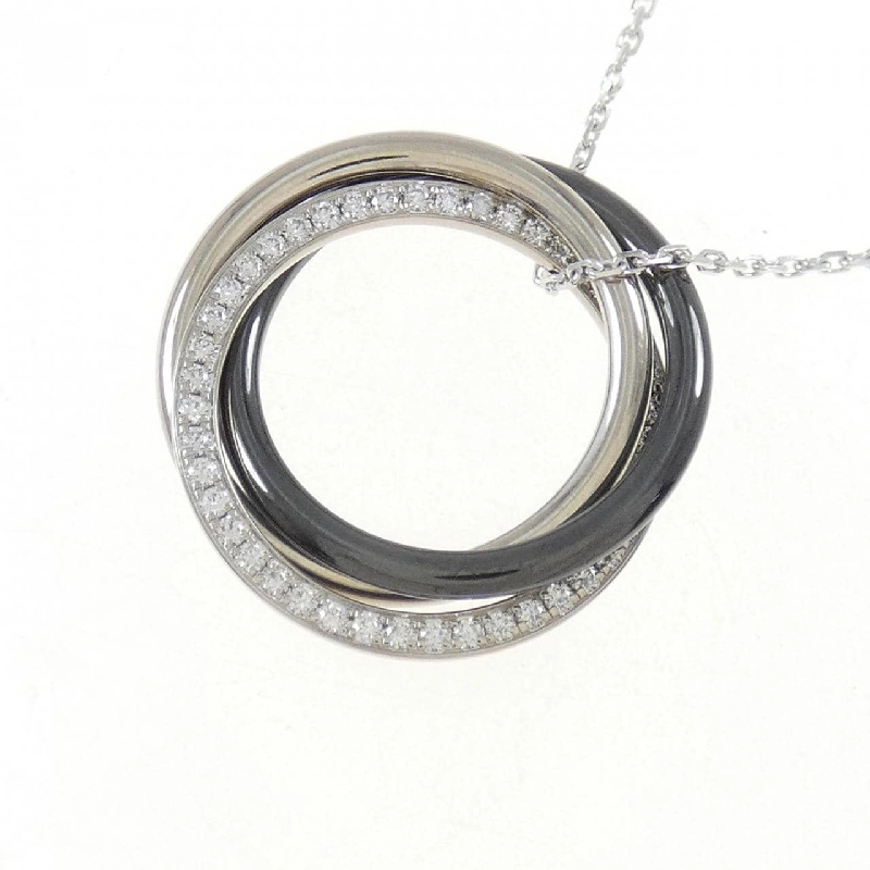 Cartier Trinity Đen & Trắng Dây Chuyền - Hàng hiệu Chính hãng 845891