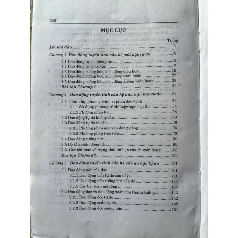 Bài tập dao động kỹ thuật_Nguyễn Văn Khang 790975