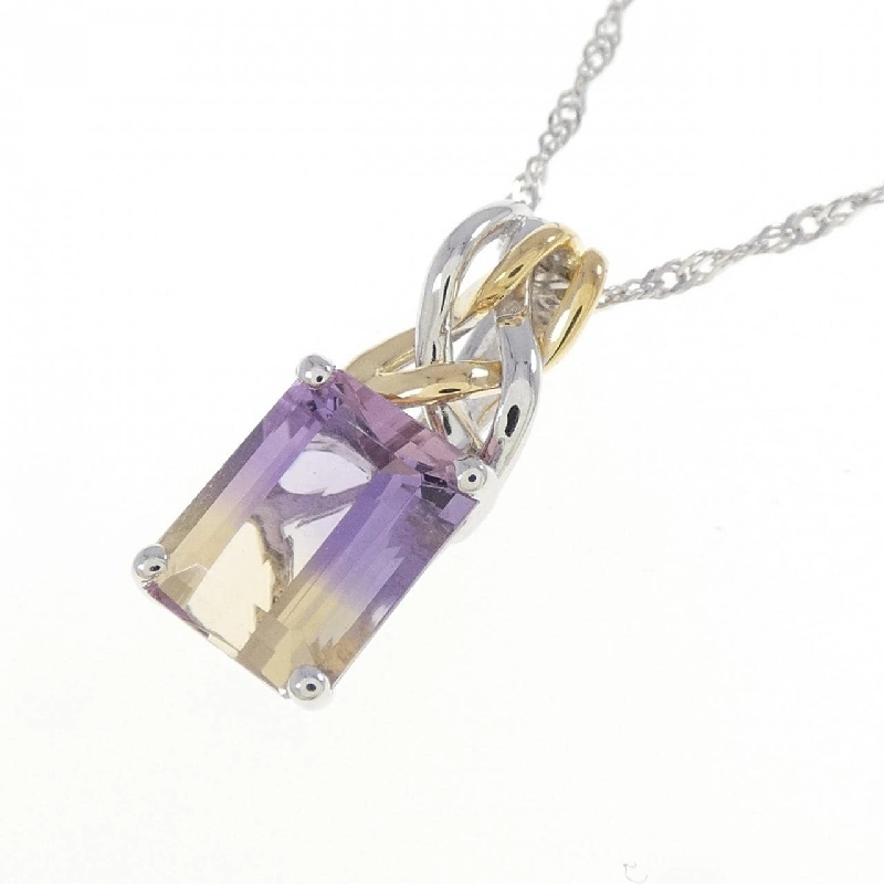 K18WG/K18YG/750WG Ametrine Necklace - Hàng hiệu Authentic 864682