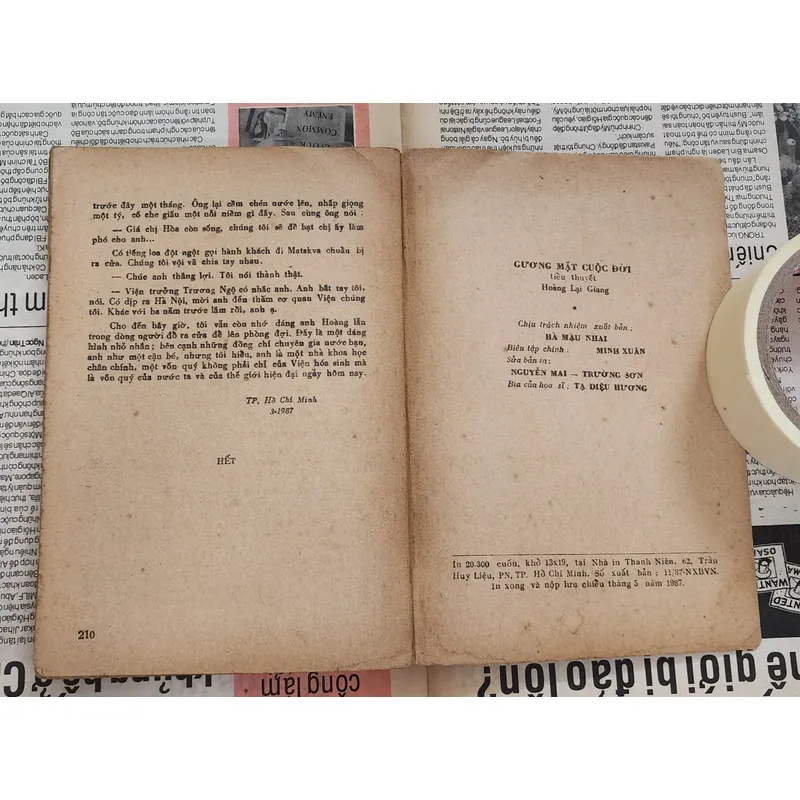 Tiểu thuyết của Hoàng Lại Giang: GƯƠNG MẶT CUỘC ĐỜI 726571