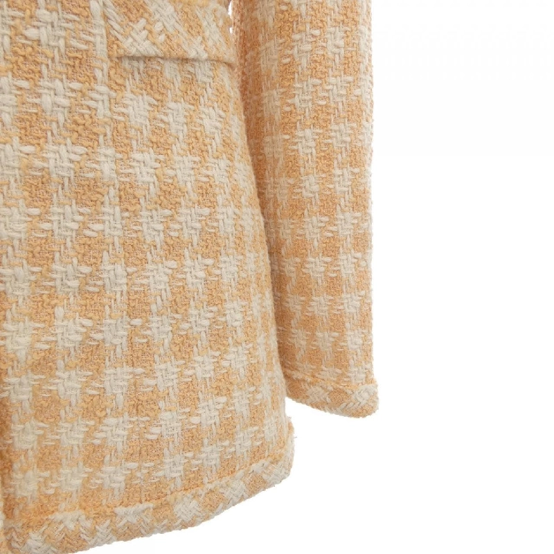 【Mã giảm giá】Áo khoác không cổ CHANEL 643400