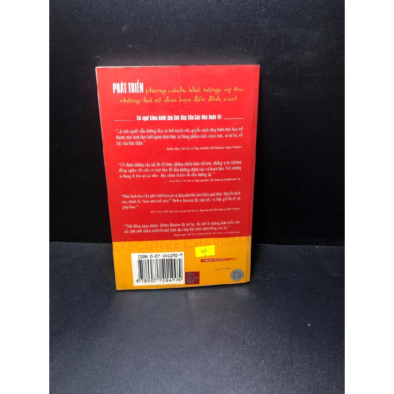 [Phiên Chợ Sách Cũ] Sức hấp dẫn của nhà quản trị D.A Benton 2008, gãy bìa, 2303 417107