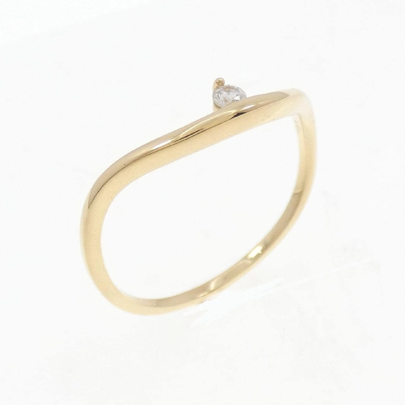 【Remake】Nhẫn kim cương K18YG 0.03CT 673624