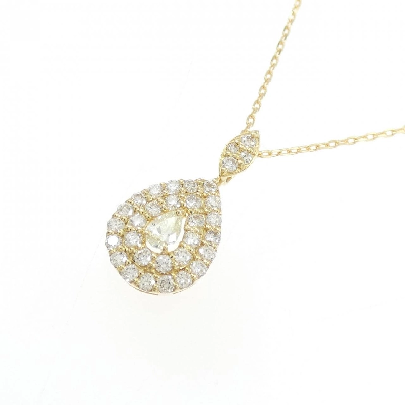 K18YG Dây chuyền kim cương 0.25CT - Hàng hiệu Chính hãng 860473