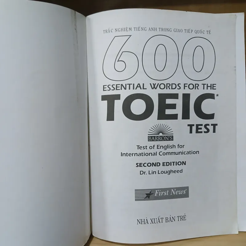 600 Essential Words For The Toeic - Dr. Lin Lougheed 936826