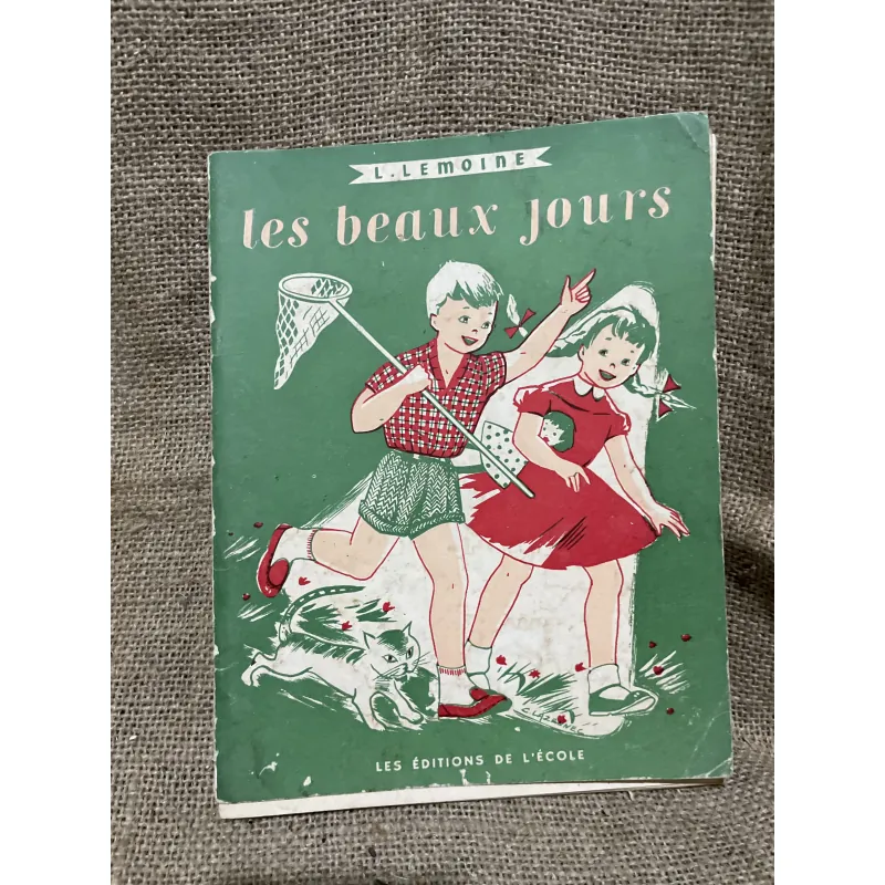 Truyện tranh tiếng Pháp Les Beaux Jours - Premier livre de lecture courante -1950s 934441