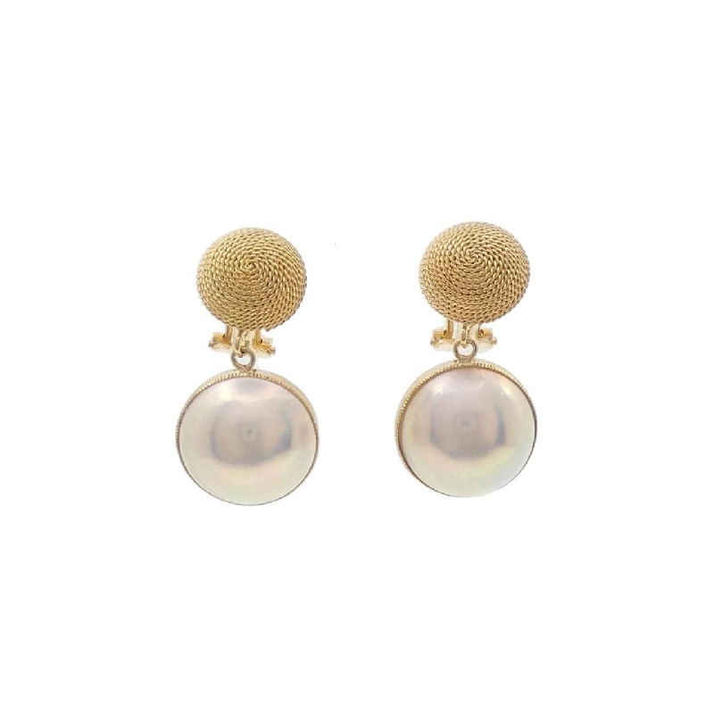 K18YG Mabe Pearl Bông tai - Hàng hiệu Chính hãng 873455