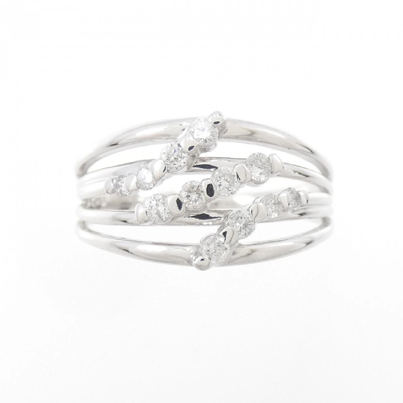 Nhẫn kim cương K18WG 0.17CT 672988