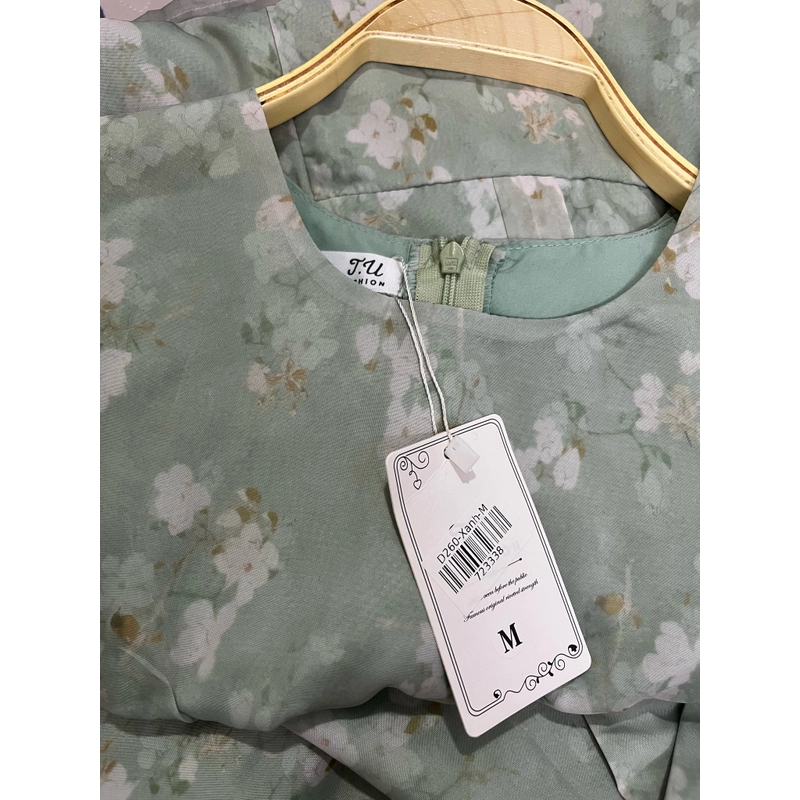 Đầm voan dài kèm dây đai 506429