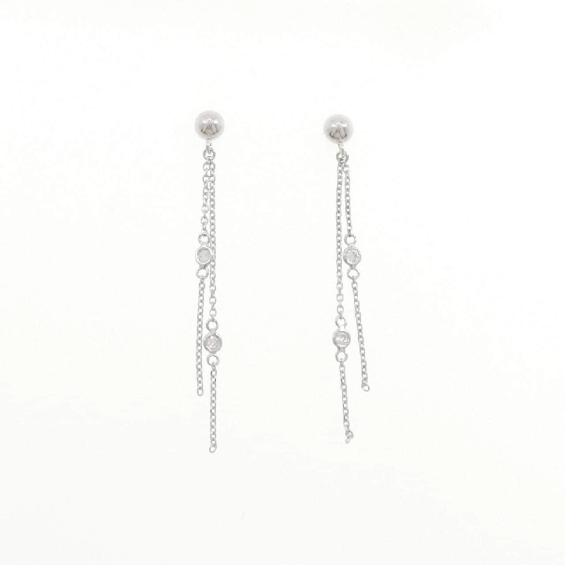 K18WG Bông tai kim cương - Hàng hiệu Authentic 869355